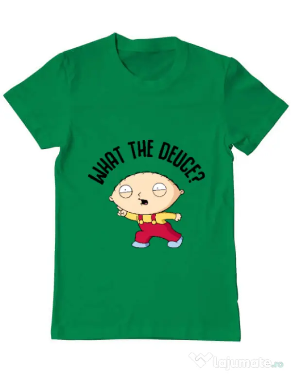 Tricou ADLER barbat What the deuce Verde mediu