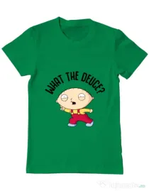 Tricou ADLER barbat What the deuce Verde mediu