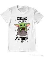 Tricou ADLER barbat Strong in me Alb