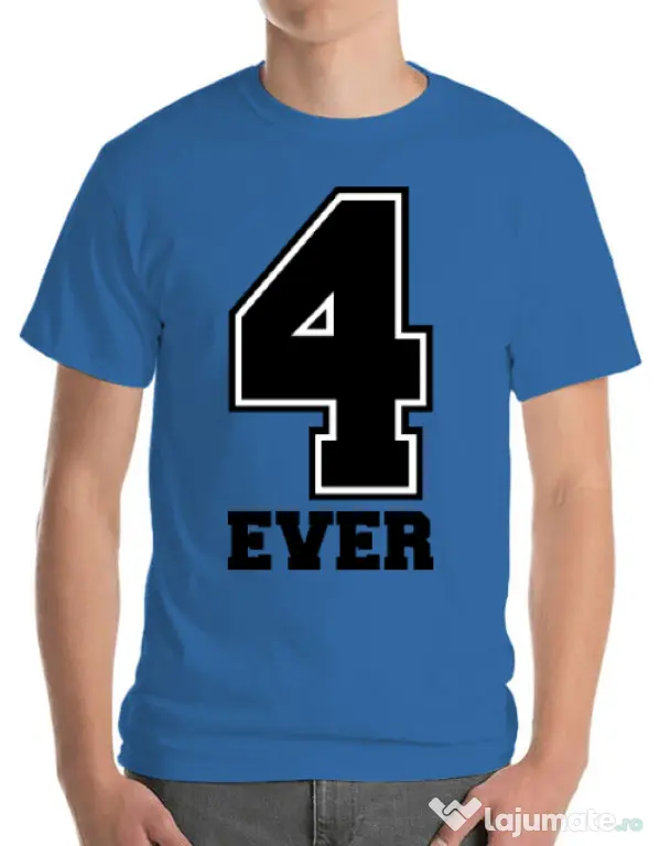 Tricou ADLER barbat Forever Albastru azuriu