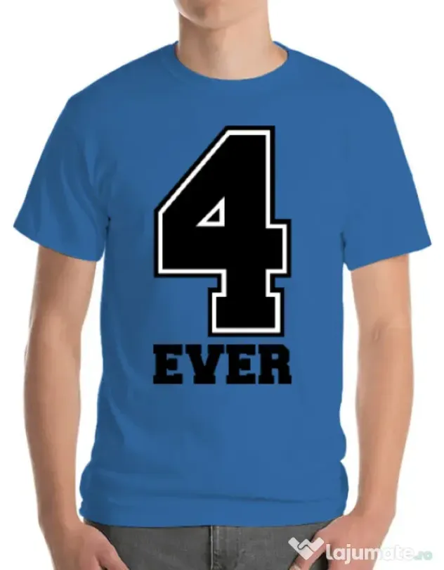 Tricou ADLER barbat Forever Albastru azuriu