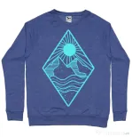 Bluza ADLER barbat Mountain Albastru melanj