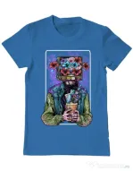 Tricou ADLER barbat Human milenial Albastru azuriu