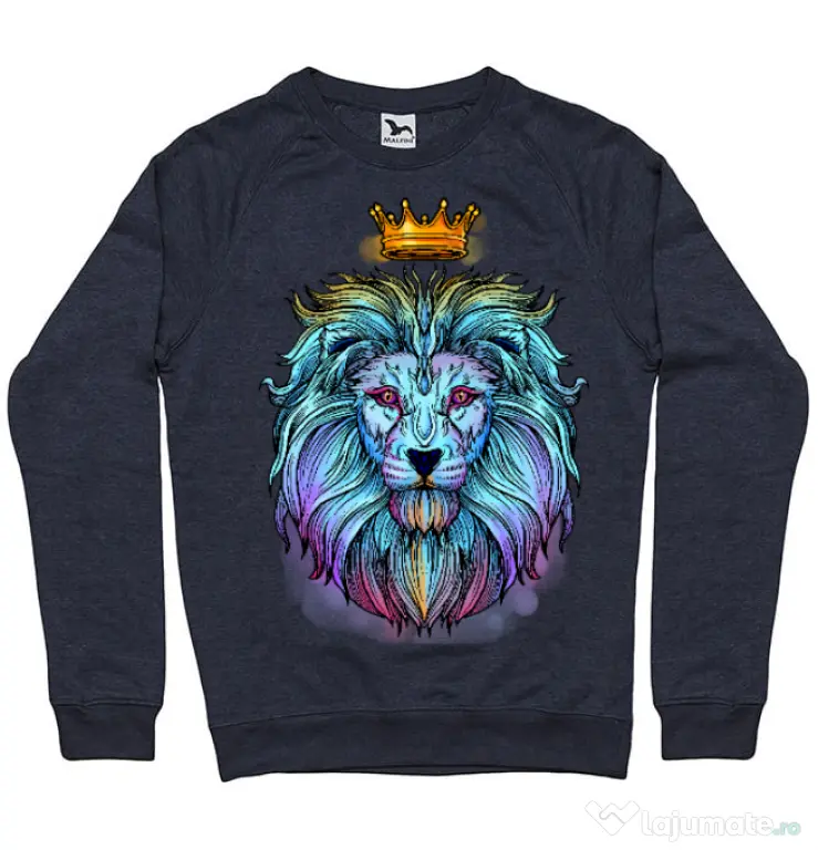 Bluza ADLER barbat Lion king Denim inchis