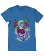 Tricou ADLER barbat Wolf Albastru azuriu