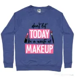 Bluza ADLER barbat A waste of makeup Albastru melanj
