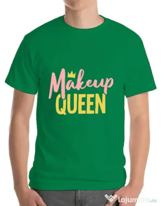 Tricou ADLER barbat Makeup queen Verde mediu