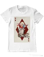 Tricou ADLER barbat Harley Card Alb
