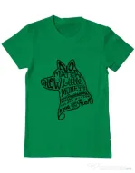 Tricou ADLER barbat A Dog Makes You Rich Verde mediu