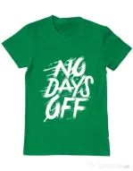 Tricou ADLER barbat No days off Verde mediu