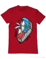 Tricou ADLER barbat Rest in chill Rosu