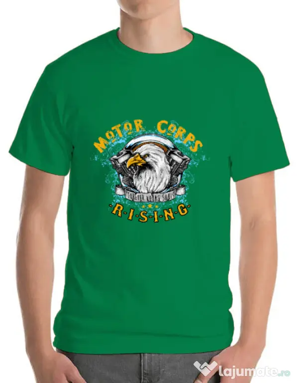 Tricou ADLER barbat Eagle Verde mediu