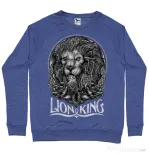 Bluza ADLER barbat Lion king Albastru melanj