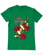 Tricou ADLER barbat The dagger Verde mediu