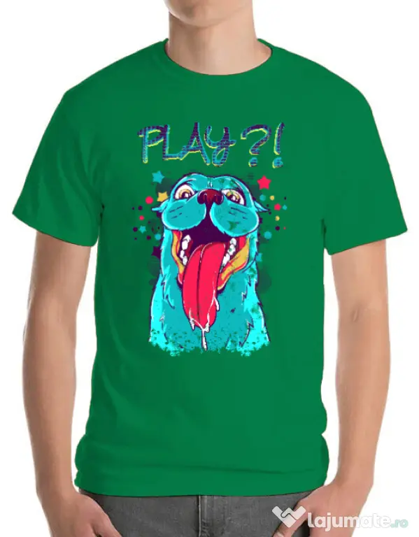 Tricou ADLER barbat Play Verde mediu