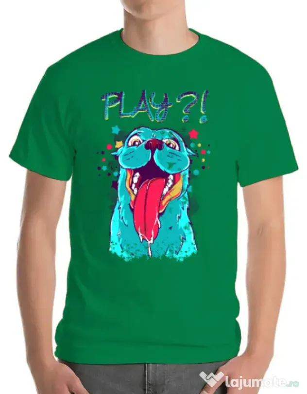 Tricou ADLER barbat Play Verde mediu