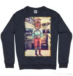 Bluza ADLER barbat Tiger head Denim inchis