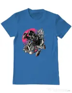 Tricou ADLER barbat Father attack Albastru azuriu