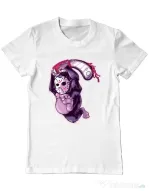 Tricou ADLER barbat Kong revenge Alb