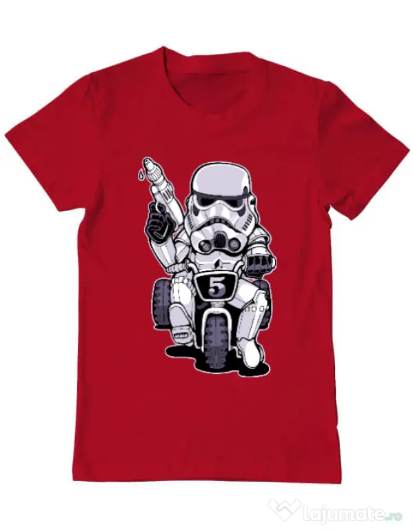 Tricou ADLER barbat Little tooper Rosu