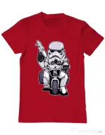 Tricou ADLER barbat Little tooper Rosu