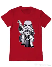 Tricou ADLER barbat Little tooper Rosu