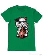 Tricou ADLER barbat Maneki trooper Verde mediu