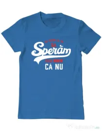 Tricou ADLER barbat Sa speram ca nu Albastru azuriu