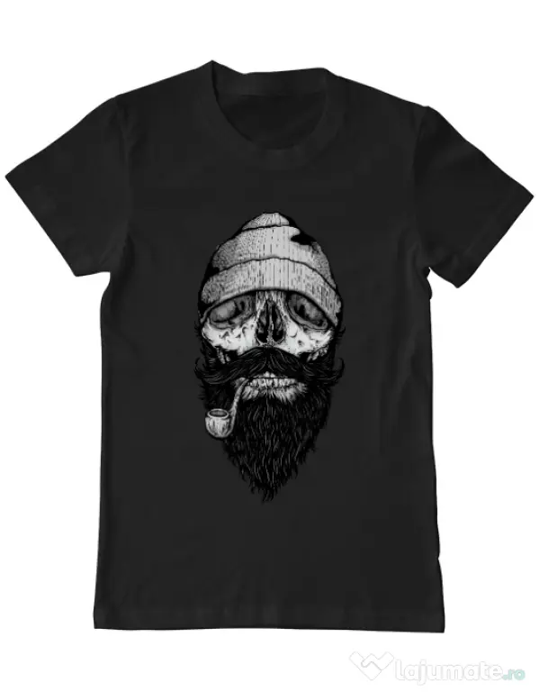 Tricou ADLER barbat Bone sailor Negru