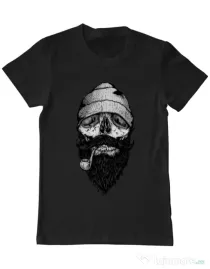 Tricou ADLER barbat Bone sailor Negru