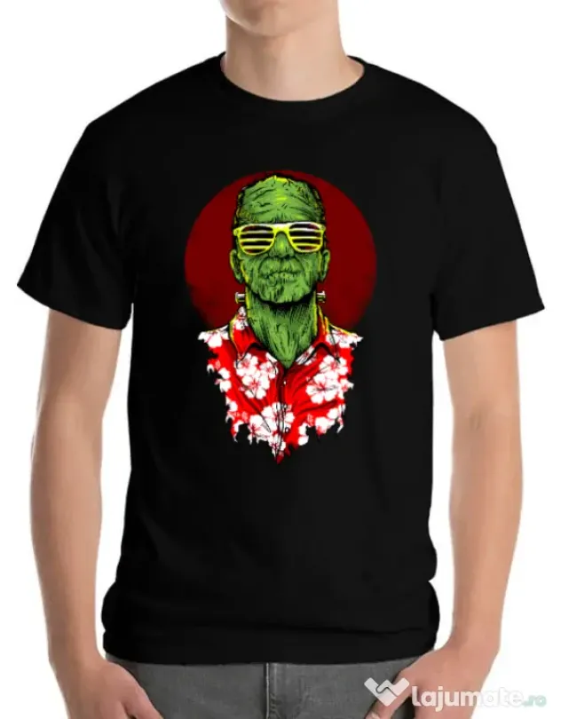 Tricou ADLER barbat Frank holiday Negru