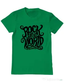 Tricou ADLER barbat Rock my world Verde mediu