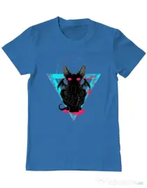 Tricou ADLER barbat Cathulhu Albastru azuriu