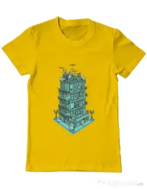 Tricou ADLER barbat Sound zone Galben