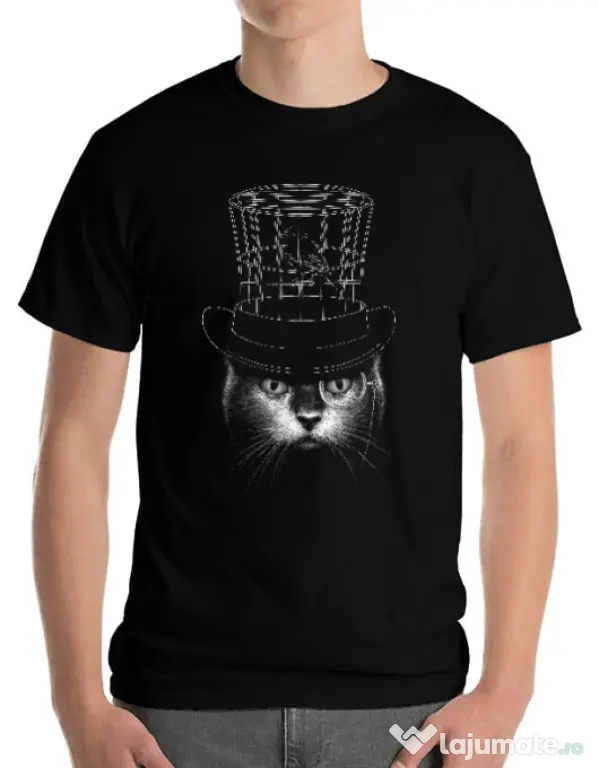 Tricou ADLER barbat Under my hat Negru