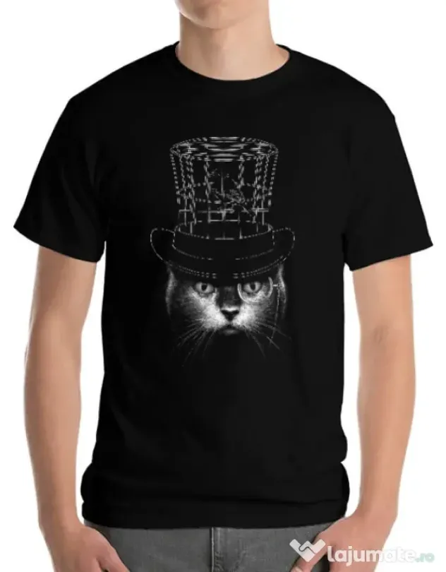 Tricou ADLER barbat Under my hat Negru