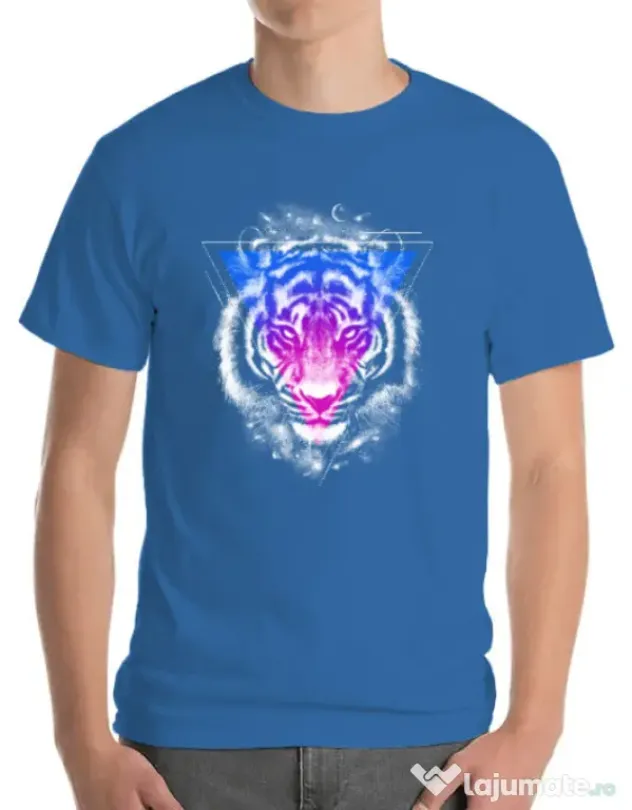 Tricou ADLER barbat Galactica Albastru azuriu