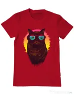 Tricou ADLER barbat Underwater punk Rosu