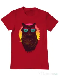 Tricou ADLER barbat Underwater punk Rosu