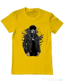 Tricou ADLER barbat Sky fighter Galben