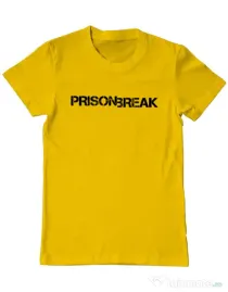 Tricou ADLER barbat Prison break Galben