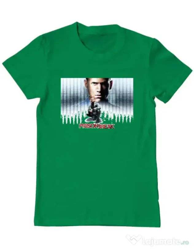Tricou ADLER barbat Trapped Verde mediu
