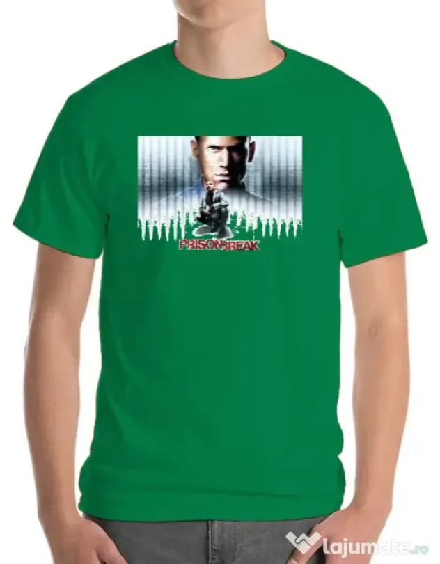 Tricou ADLER barbat Trapped Verde mediu