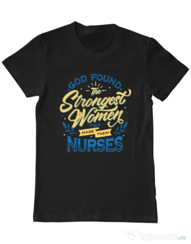 Tricou ADLER barbat Strongest women Negru
