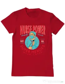 Tricou ADLER barbat Nurse power Rosu