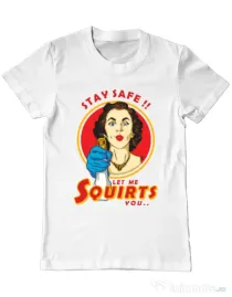 Tricou ADLER barbat Squirts Alb