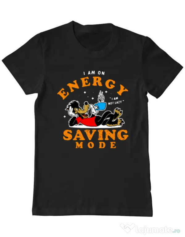 Tricou ADLER barbat Energy saving mode Negru