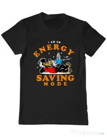 Tricou ADLER barbat Energy saving mode Negru