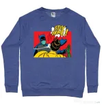 Bluza ADLER barbat Stay home Robin Albastru melanj