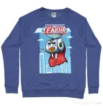 Bluza ADLER barbat Cleaning league toilet paper Albastru melanj